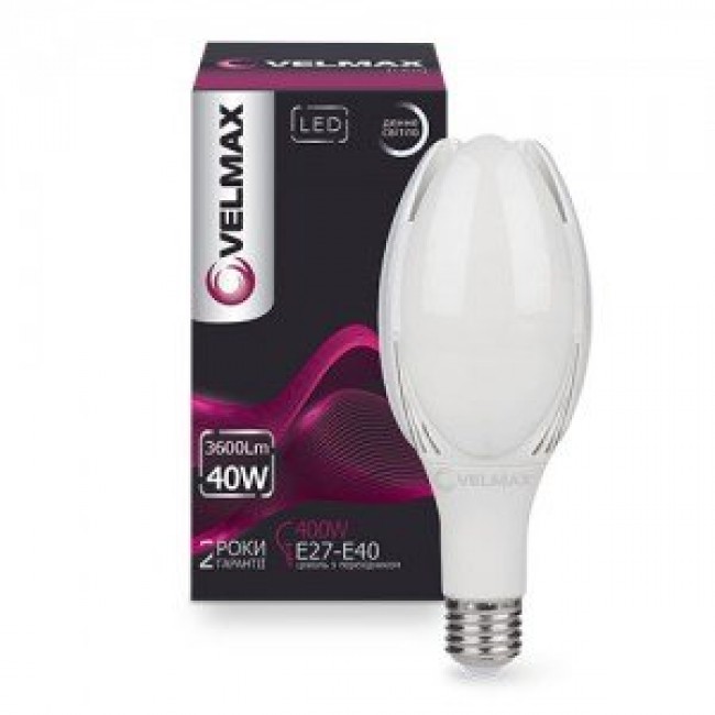 Светодиодная лампа Velmax M108 40W-E27-E40-6500K