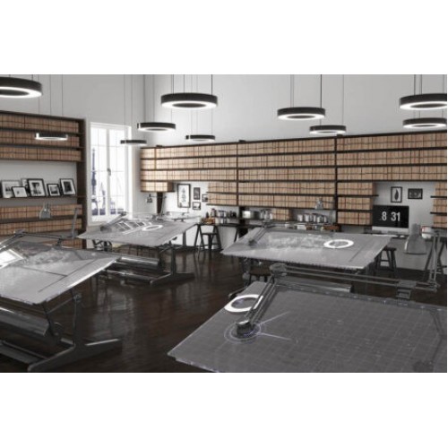 Підвісний LED світильник NAMI LIGHTING «Кільце широке» 38W IP20 - фото 3