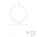 Настенный светильник Nowodvorski 7637 Ring Led White S, 7 Вт, 265 лм, 3000K
