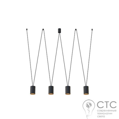 Підвісний світильник Nowodvorski 7814 More Tone IV Black/Gold