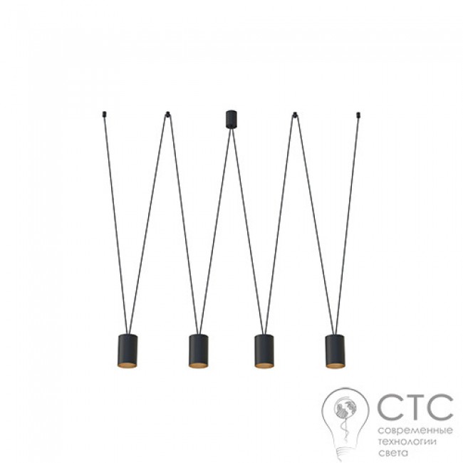 Підвісний світильник Nowodvorski 7814 More Tone IV Black/Gold