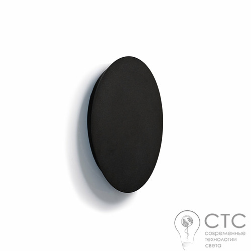 Настенный светильник Nowodvorski 7635 Ring Led Black M, 9 Вт, 400 лм, 3000K - фото 1