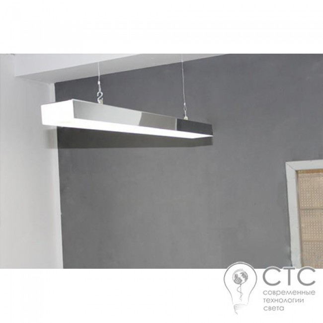 Подвесной светодиодный светильник Electrotorg Ice Steel 140W IP54 2500х100 мм