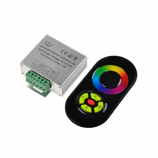 RGB-контроллер Venom RF радио 18A (сенсорный пульт) Black