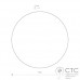 Настенный светильник Nowodvorski 7636 Ring Led Black L, 12 Вт, 640 лм, 3000K