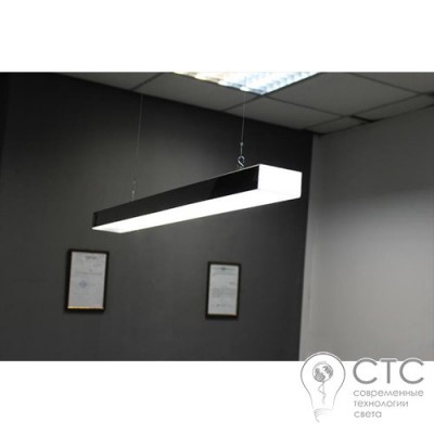 Подвесной светодиодный светильник Electrotorg Ice Steel 110W IP54 1000х220 мм
