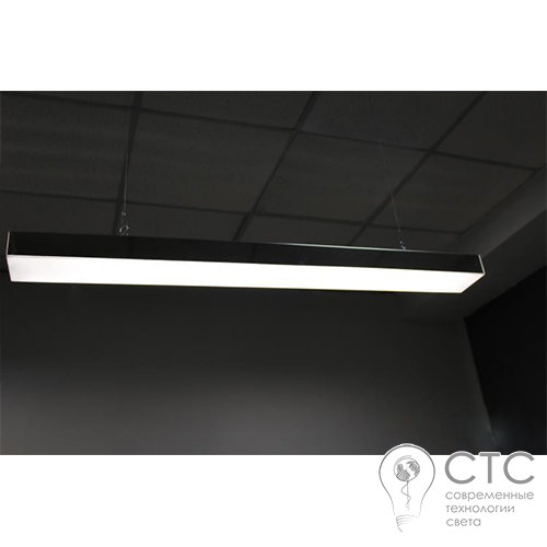 Подвесной светодиодный светильник Electrotorg Ice Steel 110W IP54 1000х220 мм - фото 5