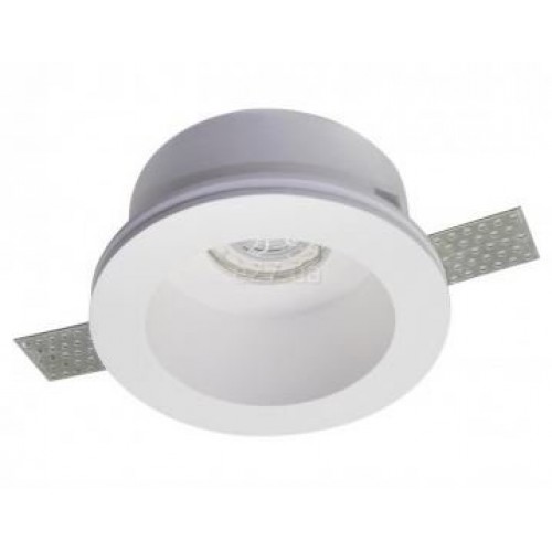 Точечный светильник Azzardo AZ3465 Hera Gips Round M (white) - фото 1