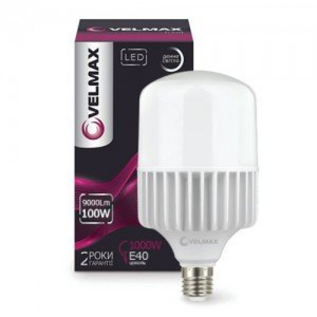 Светодиодная лампа Velmax A145 100W-E40-6500K