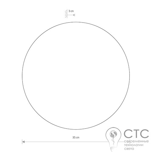 Настенный светильник Nowodvorski 7640 Ring Led White L, 12 Вт, 780 лм, 3000K - фото 2