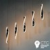 Светодиодная люстра Powerlux PW21928 CH 40W 3000К Art-Spiral