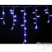 Гирлянда внешняя ICICLE синяя кабель белый