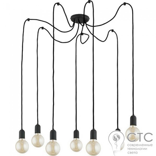 Подвесной светильник TK Lighting 2363 Qualle Black