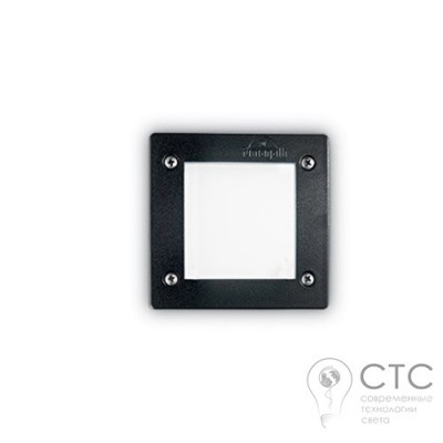 Настенный светильник Ideal Lux Leti FI1 Square Nero (096582) 