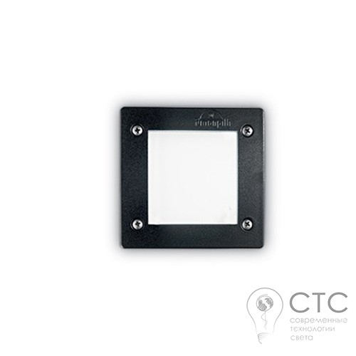 Настінний світильник Ideal Lux Leti FI1 Square Nero (096582) - фото 1