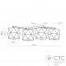 Люстра TK Lighting 1043 Siro Black