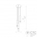 Подвесной светильник Nowodvorski 7855 Baton Solid Brass III Zwis