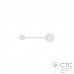 Настенный светильник Nowodvorski 7803 Orbit White I Kinkiet S