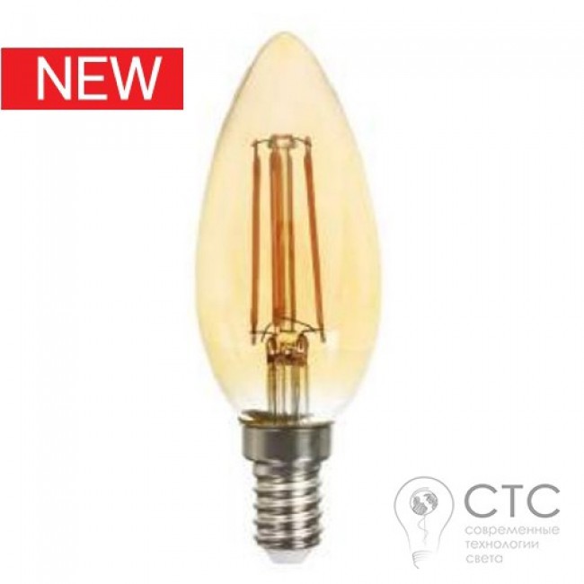 Светодиодная лампа Feron LB-158 6W E14 2200K золото