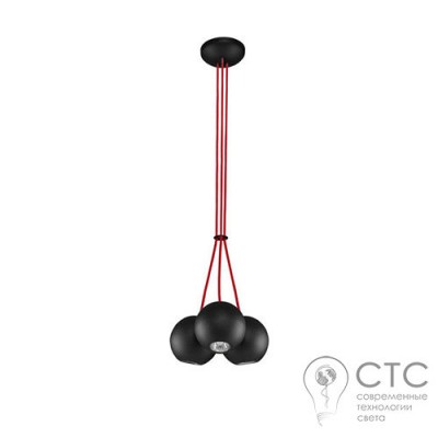 Люстра Nowodvorski 6147 Bubble Black-Red