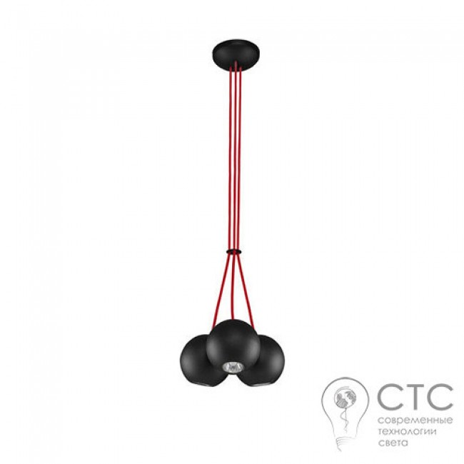 Люстра Nowodvorski 6147 Bubble Black-Red
