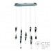 Светодиодная люстра Powerlux PW219459 CH 56W 3000К Art-Spiral