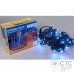 Гірлянда зовнішня Delux ICICLE 75 LED білий/чорний 2х0,7м