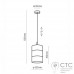Подвесной светильник TK Lighting 3214 Bogart Black