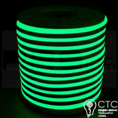 Светодиодный неон Prolum LED SMD2835-120 зеленый 12V