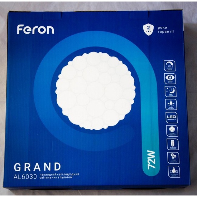 Світлодіодний світильник Feron AL6030 72W 3000-6000K