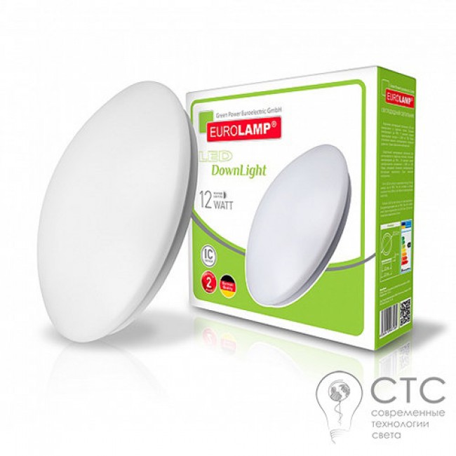 Светодиодный светильник EUROLAMP Decolight 12W 4000K круг