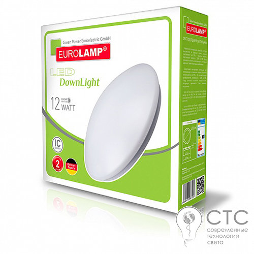 Светодиодный светильник EUROLAMP Decolight 12W 4000K круг - фото 3