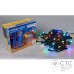 Гірлянда зовнішня Delux ICICLE 75 LED мульти/чорний 2х0,7м