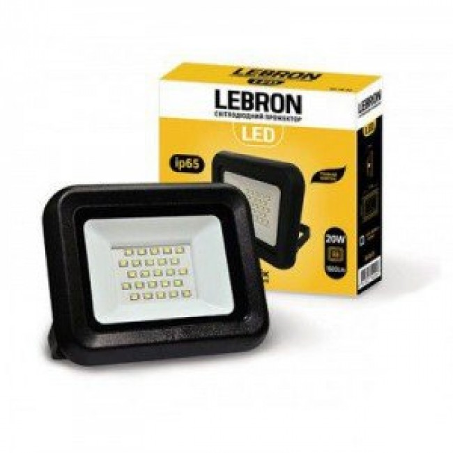 Светодиодный прожектор Lebron 20W-6200K
