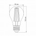 LED лампа VIDEX Filament A60FF 08W E27 1000K