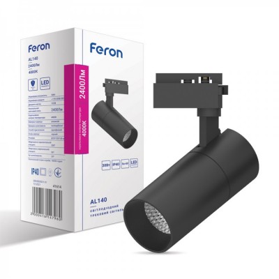 Трековый светильник Feron AL140 30W черный