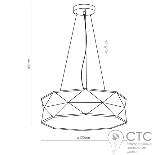 Подвесной светильник TK Lighting 3169 Kantoor - фото 2