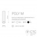 Точковий світильник стельовий Nowodvorski 8878 Poly M Black
