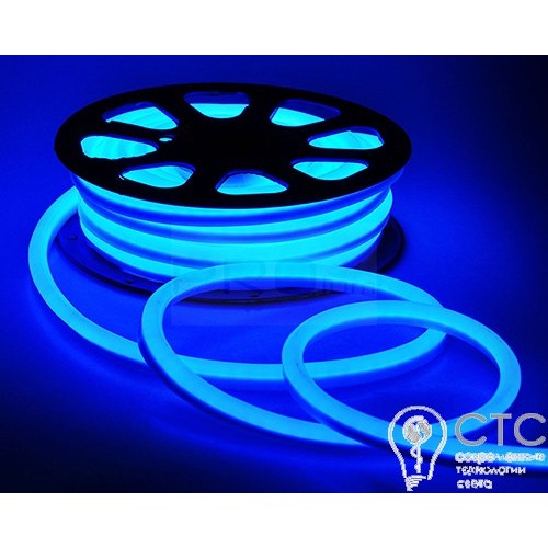 Светодиодный неон Prolum LED SMD2835-120 синий 12V - фото 3