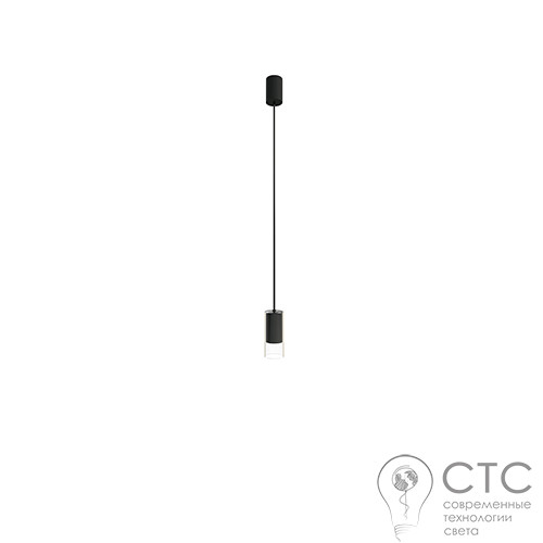 Подвесной светильник Nowodvorski 7866 Cylinder Black S Zwis - фото 1