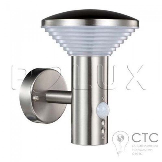 Уличное бра Polux Piramida GLM0011AUP-18SS+PIR 30DW (304377)