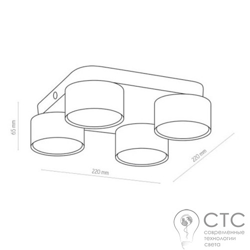 Люстра TK Lighting 3401 Space Black - фото 2