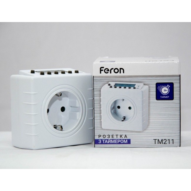 Розетка с таймером Feron TM211