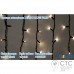 Гірлянда зовнішня Delux ICICLE 75 LED теплий білий/чорний 2х0,7м