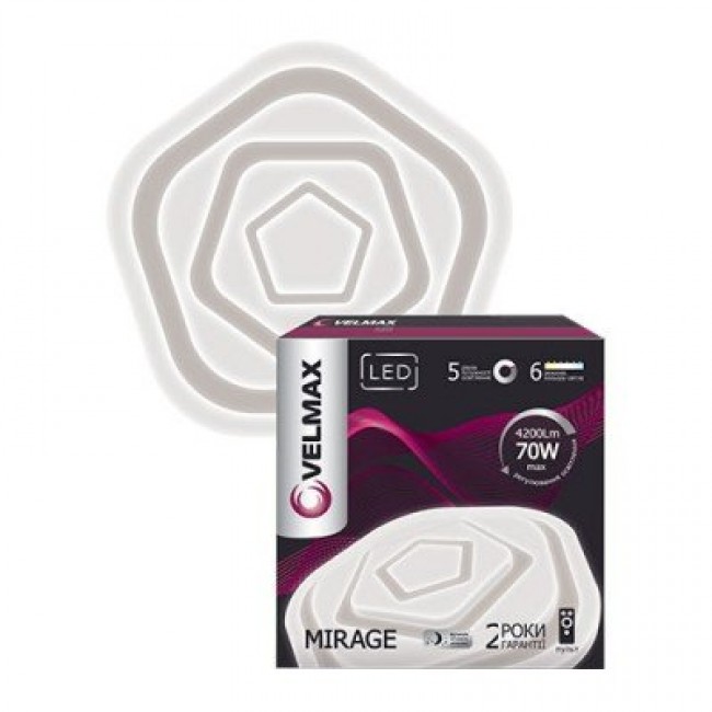 Светодиодный светильник VELMAX V-CL-MIRAGE 70W 3000K-6500K