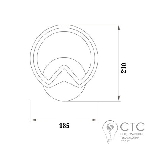 Настенный светильник Powerlux PW60911 WH 10W 3000K - фото 3