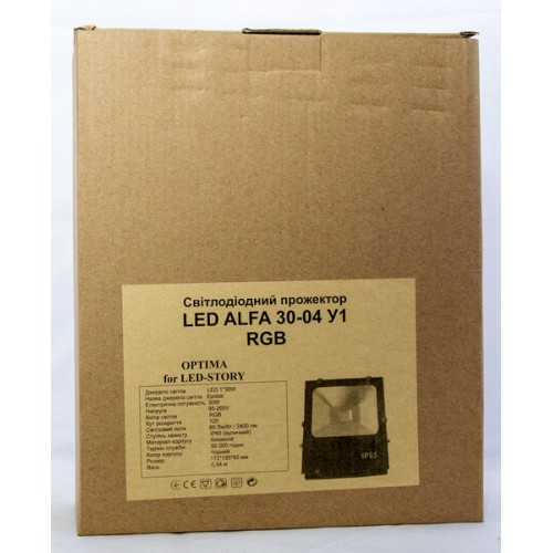 ПРОЖЕКТОР СВЕТОДИОДНЫЙ RGB OPTIMA FOR LED STORY 20W IP65 PREMIUM - фото 6
