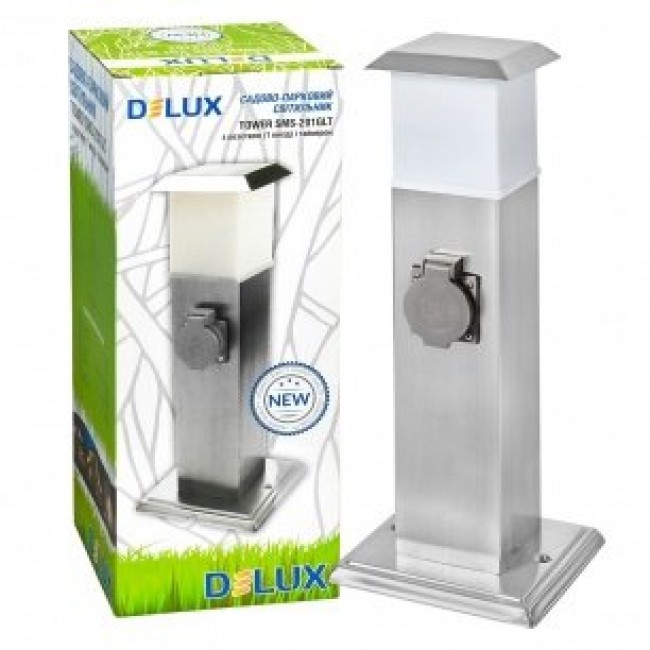 Садово-парковый светильник Delux TOWER SMS-201GLT E14 таймер