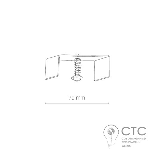 Элемент трековой системы Nowodvorski 8306 Track CTLS Recessed Fixing Set - фото 2
