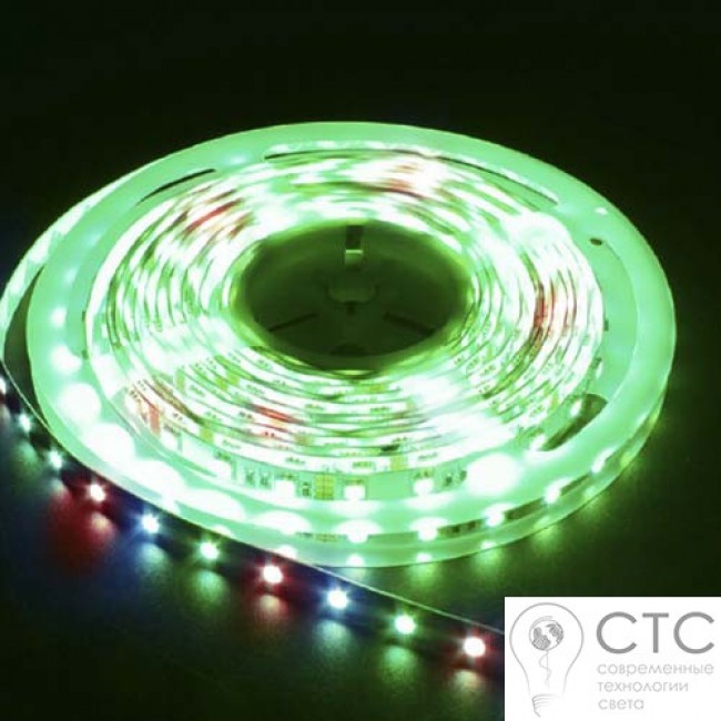 Светодиодная лента Feron Sanan LS607 60SMD/м 12V IP65 RGB на белом